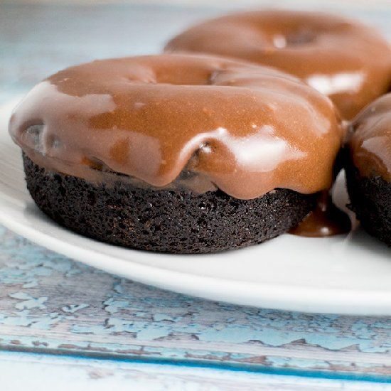 Easy Baked Dairy-Free Chocolate Donuts with Creamy Frosting